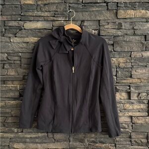 Beyond Yoga Kate Spade collab Black Jacket with Bow size M